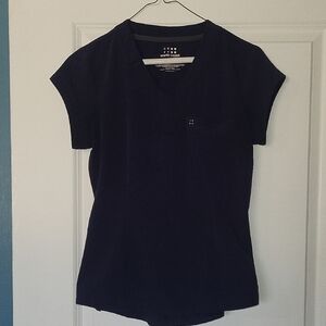 White Cross Scrub Top